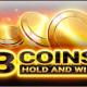 Играть в игровой автомат 3 Coins: Hold and Win на реальные деньги